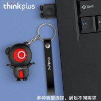 Lenovo Thinkplus USB สีดำขนาดเล็กแฟลชไดร์ฟสร้างสรรค์การ์ตูนหญิงน่ารัก Usb 3.2ขนาดเล็กสำหรับนักเรียนออฟฟิศแฟลชไดร์ฟ