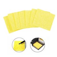 10Pcs Soldering Iron Tips Cleaning Sponge Cleaner High Temperature Enduring Condense Sponge For Welding Tips Cleaining Tool