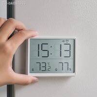 ▣✲✴  LCD Digital Alarm Clock Large Screen Displays Multi-functional Magnetic Design Thermometer Meter Humidity Monitor