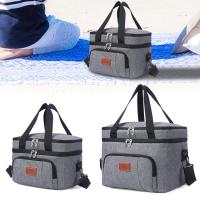 Collapsible Cooler Tote Bag Leakproof 32 Can Insulated Lunch Cooler Bag Soft Sided Portable Cooler Bag For Outdoor Travel Beach Picnic Camping BBQ Parties appropriate