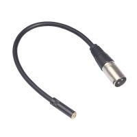 SQUSX สายสัญญาณเสียงสเตอริโอ สายเคเบิลตัวผู้ XLR 3Pin แจ็คสเตอริโอ 0.3เมตรค่ะ สายตัวเมีย3.5มิลลิเมตร ทนทานต่อการใช้งาน สายอะแดปเตอร์ สายเคเบิล XLR ถึง3.5มม. สายอะแดปเตอร์หูฟัง