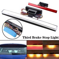 LED Third Tail Brake Lights Parking Signal Lamp White Red Housing Warning Rear High Mount Stop Lamp Universal Car Accessories