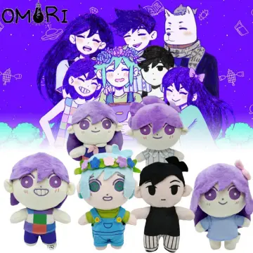 Omori Plush Toy Stuffed Doll Pillow Anime Characters Cartoon Merchandise  Props Game Characters Plush Toys are Collectibles for Game Lovers (Purple