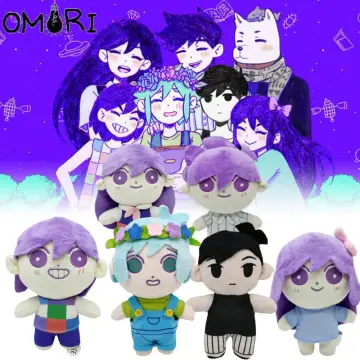 Basil Plush Omori Plush Doll Cartoon Toy Plushies Figure Cute Gifts Omori  Cosplay Props Merch Game