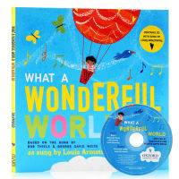 Oxford boutique picture book: what a wonderful world what a wonderful world English original picture book adapted from the song of the same name Bob Thieles paperback opening childrens Enlightenment rhyme with CD