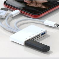 [HOT TALQQQWWEGE 583] OTG USB กล้อง Multimemory Adapter สำหรับ Lightning To Micro SD TF Card Reader Kit สำหรับ Iphone Ipad สำหรับ Apple Ios 13 Converter ใหม่