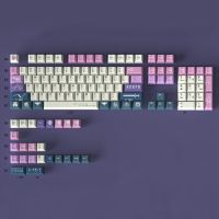 Gmk Zixia Fairy Zhizunbao KEYCAP กุญแจหมวกย้อมสี-ซับภาษาอังกฤษที่กำหนดเองสำหรับคีย์บอร์ดแบบกลไก