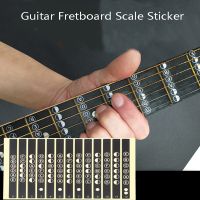 กีตาร์ Fretboard บันทึกแผนที่ป้ายสติกเกอร์ Fingerboard สำหรับ6สายกีตาร์อะคูสติก Aksesori Bas