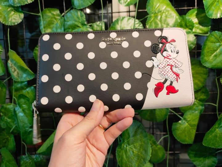Ví Kate Spade Disney Minnie Mouse Wallet, hàng auth 