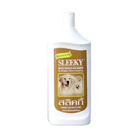 Sleeky Bronze Enchancing Dog Shampoo 350ml. แชมพู สลิคกี้ บำรุงขนและผิวหนัง สำหรับสุนัขขนสีนำ้ตาล 350 ml.