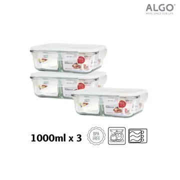 Lock & Lock Classic Food Container with Dividers 1000ml