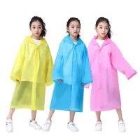 Children Adult Raincoat Coat Kids Clear Transparent Tour Waterproof Rainwear Suit Raincoats EVA RainThickened Waterproof