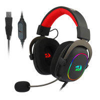 Redragon H510 RGB Zeus X Wired Gaming Headset Lighting 7.1 Surround Sound Multi Platforms Headphone Works For PC PS4