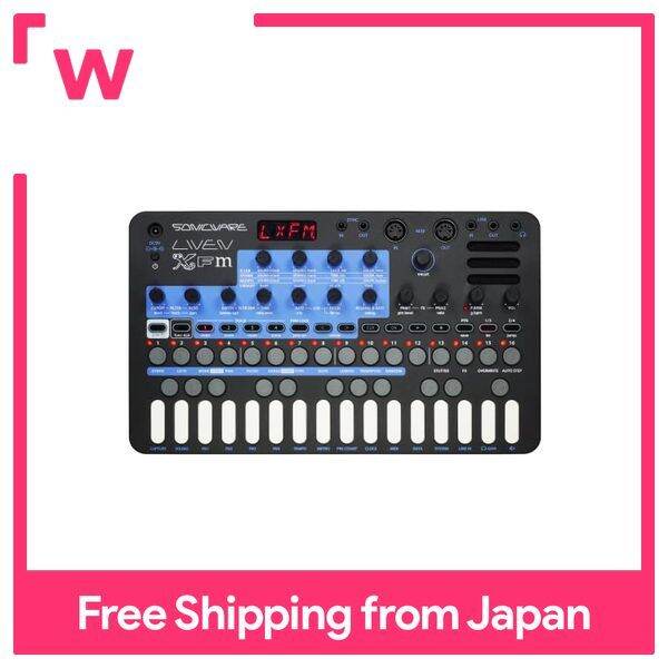 SONICWARE LIVEN XFM [FM synthesizer groove box] 4track step sequencer