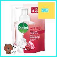 รีฟิลโฟมล้างมือ DETTOL 200 มล. ROSE &amp; CHERRYFOAMING HANDWASH REFILL DETTOL 200ML ROSE &amp; CHERRY **ราคาดีที่สุด**