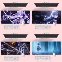 [READY STOCK]Keqing mouse pad#Genshin impact#mousepad large anime gaming#Computer Laptop Large Colorful Mousepad Game Mice Mat mousepad Smooth Surface, Non-Slip Rubber Base, and Anti-Fraying Stitched Edges 原神刻晴鼠标垫