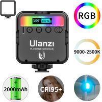 [HOT MAKXJWIGO 542] Ulanzi VL49 RGB Full Color LED Video Light 2500K-9000K 800LUX Magnetic Mini Fill Light ขยาย3รองเท้าเย็น2000MAh Type-C Port