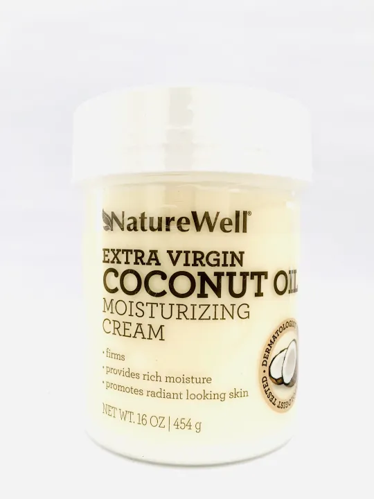 NatureWell Extra Virgin Coconut Oil Moisturizing Cream 16oz Lazada PH