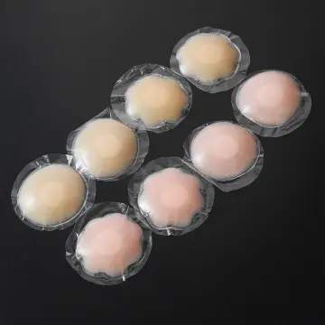 FemaBeauty Push Up Bra Reusable Nipple Pad Self Adhesive Silicone Bra  Washable Nipple Tape Invisible Seamless