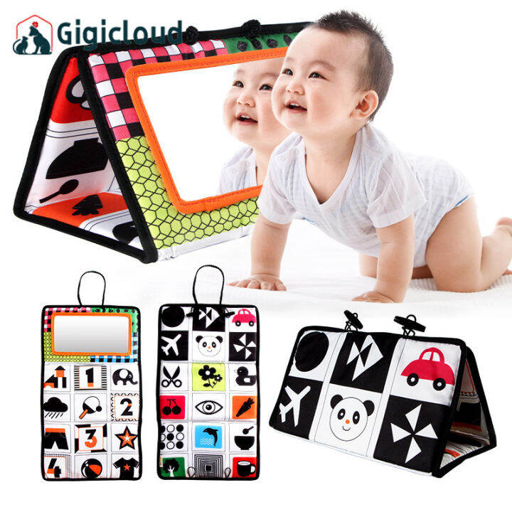 Baby Floor Mirror Toy Magic Mirror Sensory Toys For 6 12 Months Babies