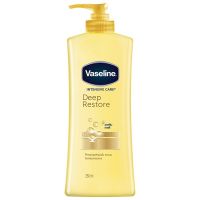 SuperSale63 350ML วาสลีน โลชั่น Vaseline Lotion โลชั่นวาสลีน สูตรเข้มข้นราคาสุดคุ้ม วาสลีนดีพรีสโตร์สีเหลือง 350ML