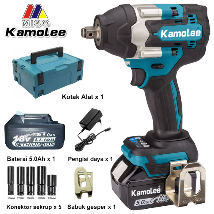 Kamolee DTW700 Electric Impact Wrench 1800 N.m Torque 1/2 Inch