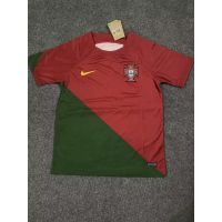 Ready Stock 22/23 World Cup Portugal Away Mens Adult Sports and Casual Football Jersey Short Sleeve T-Shirt