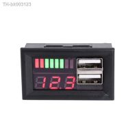 ❇❅ Red LED Digital Display Voltmeter Mini Voltage Meter Battery Tester Panel For DC 12V Cars Motorcycles Vehicles USB 5V2A output