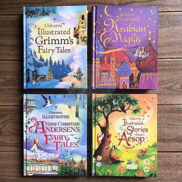 Usborne Illustrated Grimms Fairy Tales Aesop Hans Christian Andersen