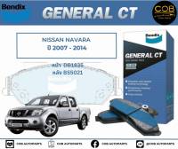 BENDIX GCT ผ้าเบรค (หน้า-หลัง) Nissan Navara ปี 2007-2014 นิสสัน นาวาร่า