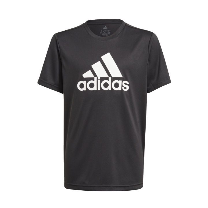 Adidas Adidas Designed To Move Big Logo Tee Boys Black Gn1478 | Lazada.Co.Th