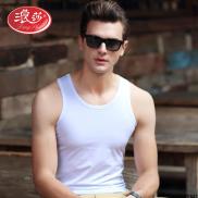 Mặc Áo Vest Cotton Hợp Thời Trang Vượt Rào Bên Trong 2 Áo Lót Nam Thể Dục