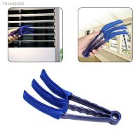 ✒⊙ 1Pcs Practical Kitchen Cleaning Tools Home Cleaning 3-blades Window Blinds BrushMicrofiber Removable Washable Cleaning Brush