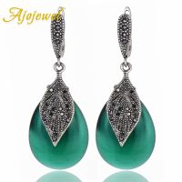 【YF】▣♣  Ajojewel Stone Earrings Rhinestone Drop Anniversary Jewelry