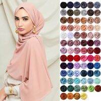 [A Like]สีผู้หญิง39; S ผ้าพันคอนุ่ม Hijabs ยาวผ้าคลุมไหล่หัวตัดผ้าคลุมศีรษะผ้าคลุมหน้า175x70cm