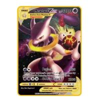 【YF】 Pokemon metal cards vmax arceus gx charizard pikachu shadow lugia kids toy board game battle card collection