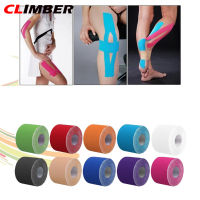 CLIMBER 【มีในสต็อก】ก๊อกน้ำบำบัด Kinesiology Cohve ผ้าฝ้ายผ้าพันแผลกีฬาบาดเจ็บกล้ามเนื้อปกป้องผ้าพันแผล