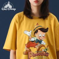 Disney Pinocchio เสื้อยืดผู้หญิงอะนิเมะการ์ตูน2022ฤดูร้อนผู้หญิงเสื้อ T กราฟิกหญิง Tee TShirt Y2k เสื้อผ้าสตรี