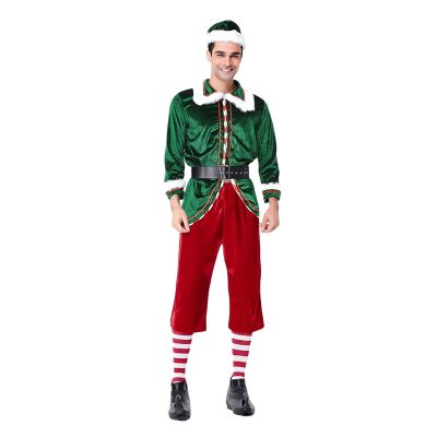 Boyroom 2023ใหม่เซทเสื้อผ้าคริสต์มาส Unioomph ชุดชุดแต่งกายเล่นมีหมวกซานตาคลอสและอีกมากมายรัดเอว