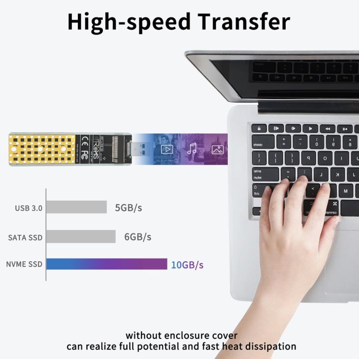 acasis-อะแดปเตอร์การ์ดรีดเดอร์-m-2-nvme-sata-เป็น-usb-3-1-gen2-10-gbps-ssd-คีย์-m-และคีย์-b-m-สําหรับ-2230-2242-2260-2280-22110-ขนาด-ssd