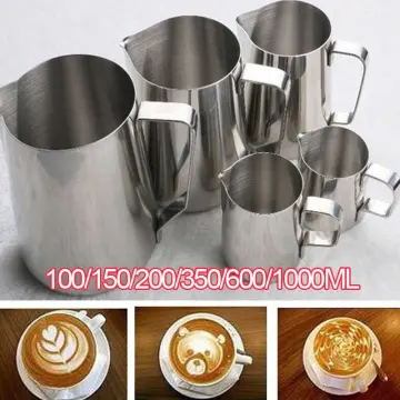 1pc, 12oz Milk Frothing Pitcher, Espresso Steaming Pitcher, Espresso  Machine Accessories, Milk Frother Cup, Milk, Coffee, Cappuccino, Latte,  Stainless