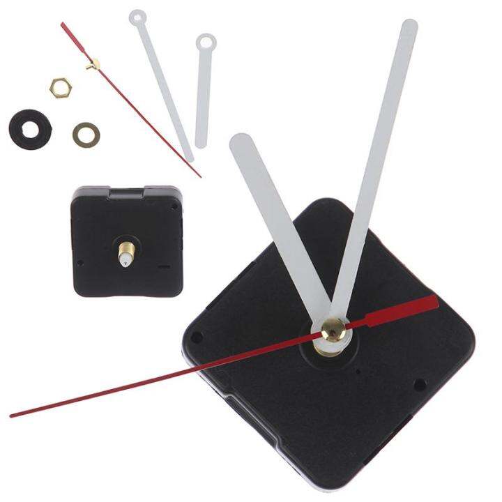 DIY Silent Classic sliver Quartz Watch Wall Clock Movement Mechanism