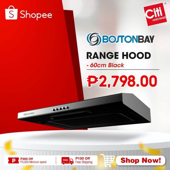 Boston Bay Kitchen Range Hood 60cm Series Lazada PH