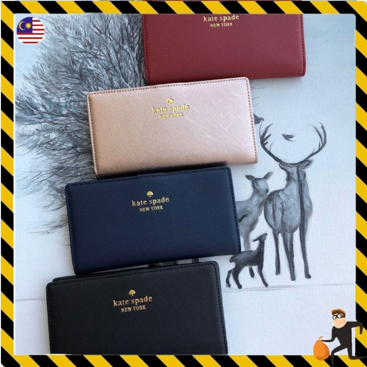 Kate Spade Trendy Long Women Wallet /Purse Dompet Wanita Panjang Berjenama  | Lazada