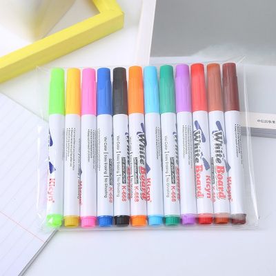 【CC】♗  Knysna 12 Colors Whiteboard Erasable Colorful Pens Chalk School Office Writing Painting Stationary