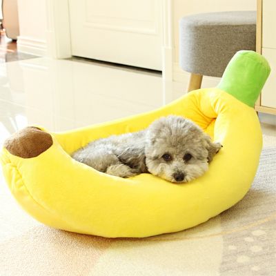 [pets baby] ฤดูหนาวใหม่กล้วยสัตว์เลี้ยงเตียงสุนัขสำหรับสุนัขขนาดใหญ่ขนาดกลางขนาดเล็กที่อบอุ่นผ้าฝ้าย ComfortableDog เตียงนุ่มนอนแมวสุนัขเตียงโซฟา