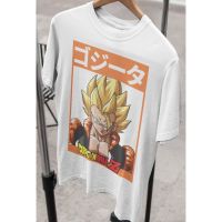 เสื้อยืด Uni รุ่น Gogeta &amp; Vegito T-Shirt ดราก้อนบอลแซด Dragon Ball Z สวยใส่สบายแบรนด์ Khepri 100cotton เปล่า ไซส์