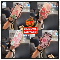 Lambskin Wrist strap Phone Case For iphone 6/6S Liquid silicone Back Cover Flower bracelet originality interest texture