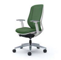 OKAMURA เก้าอี้รุ่น SYLPHY, ALUMINIUM BASE, WITH 3D ARMREST, DARK GREEN เก้าอี้ทำงาน เก้าอี้สำนักงาน Ergonomic Chair