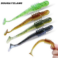 S Ouilang 5ชิ้นเก๋งหนอนเหยื่อนุ่ม12เซนติเมตร6กรัม T หาง Jigging Wobblers ล่อตกปลารอกเบสหอกประดิษฐ์ซิลิโคน Swimbait